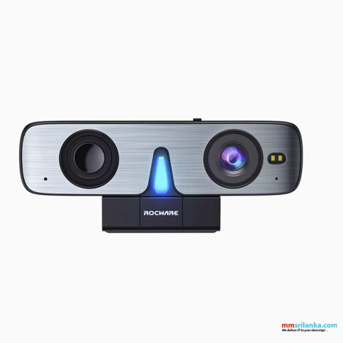 ROCWARE RC08 All-in-One Full HD 1080p USB Webcam with Speaker and Mic